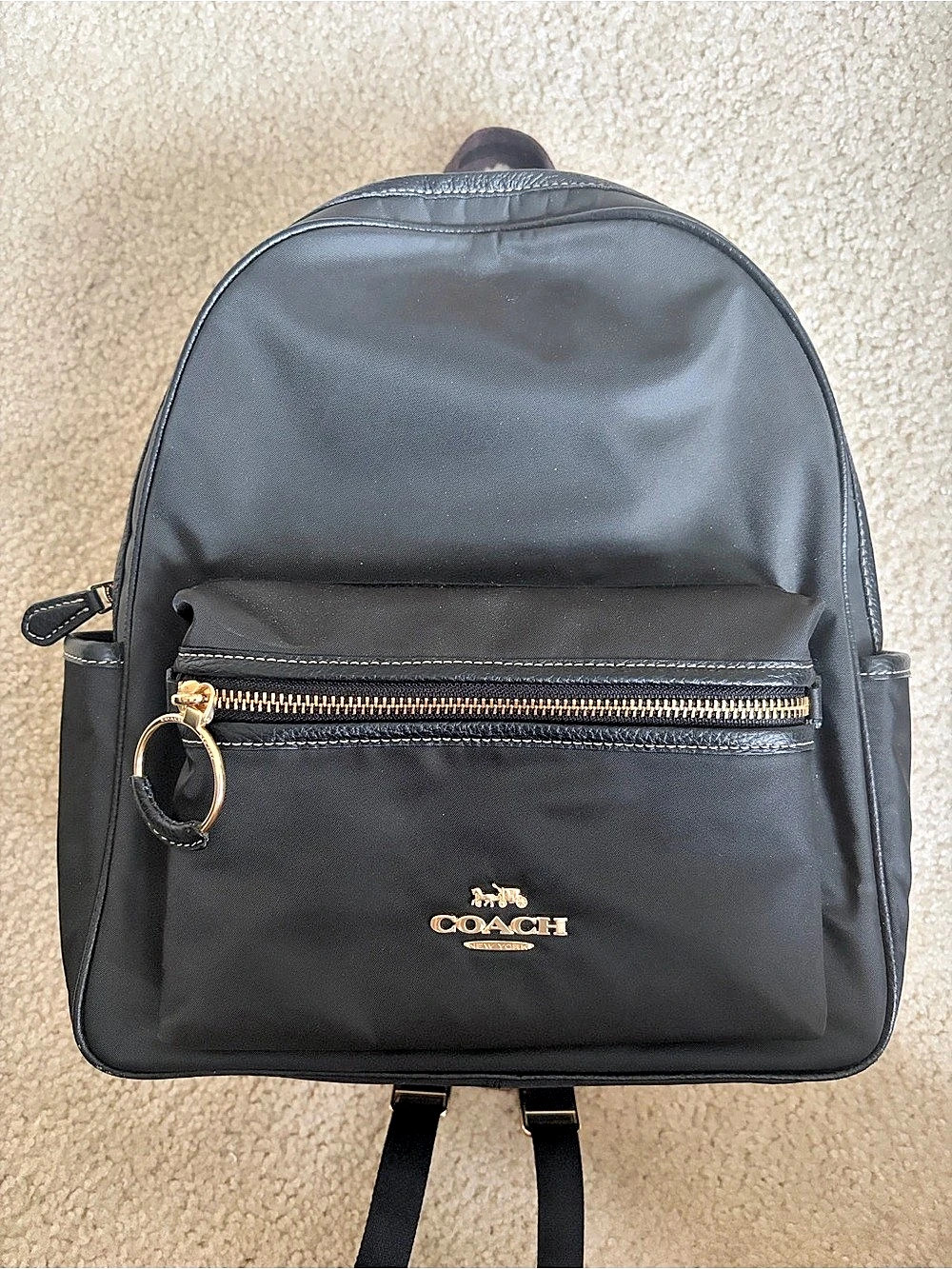 Coach Nylon Mini Backpack Black